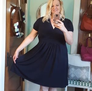 Navy blue dress